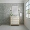 James Martin Vanities 36'' Single Vanity, Sunwashed Oak with Embossed Shagreen w/ 3 CM White Zeus Quartz Top D604-V36-SHG-3WZ - alternate 6